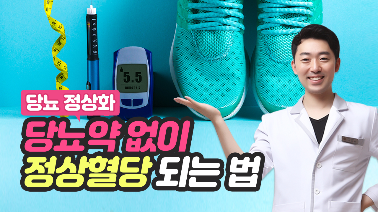 유튜브 - 당뇨정상화 나만 안하면 평생 후회